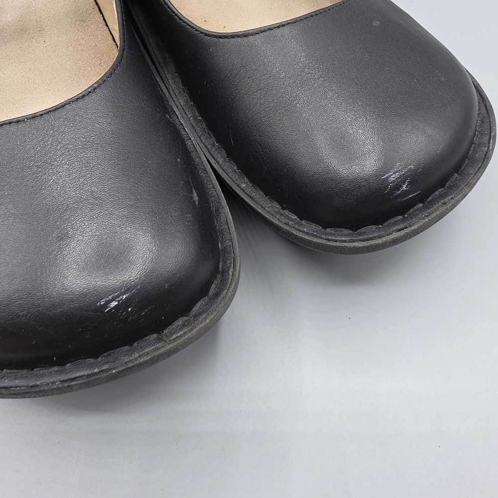 Alegria Paloma Shoes Womens 41 Black Leather Mary Jane Comfort Nurse Uniform - Picture 2 of 14